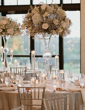 Dekoracja sali weselnej